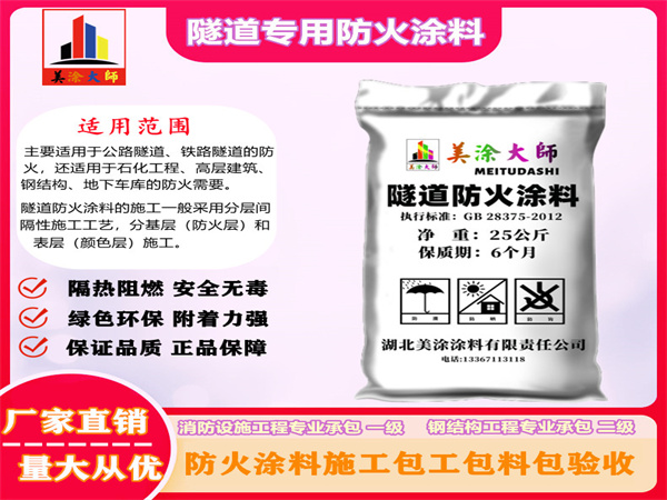 碧江隧道专用防火涂料